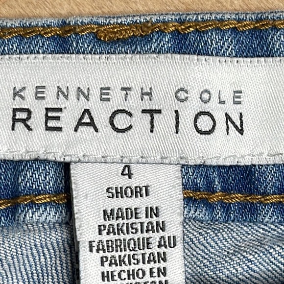 Kenneth Cole Reaction Blue Jeans Shorts Sz. 4 Short - Picture 3 of 6